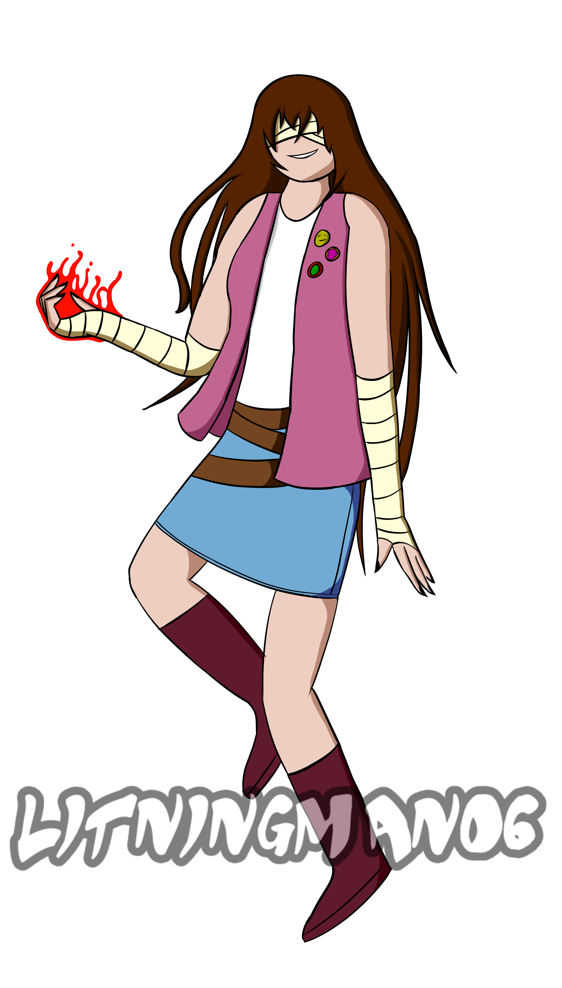 A scrapped boss from my other game, Lucid Hysteria