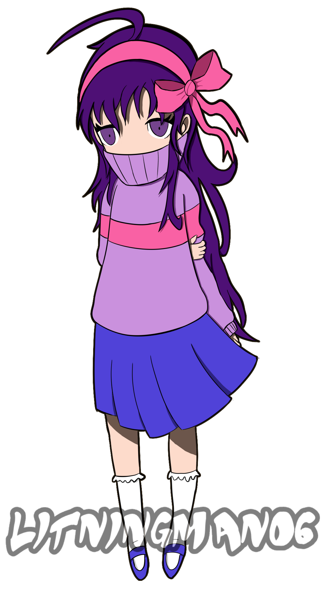 Raine from Undertale Yellow Halloween Hack.